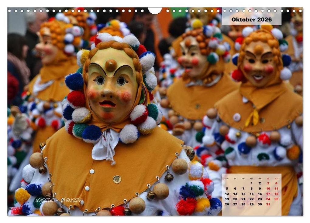 Weitere Ansicht: Schwäbisch alemannische Fasnet (Wandkalender 2026 DIN A3 quer), CALVENDO Monatskalender | Horst Hoch, Calvendo