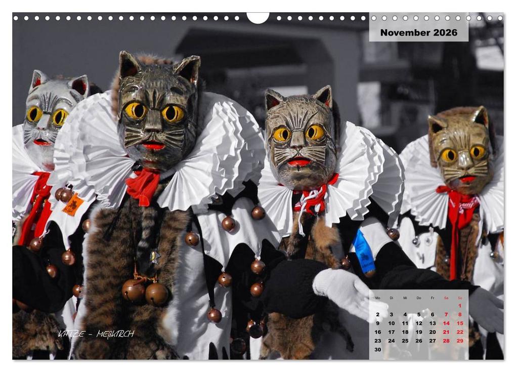 Weitere Ansicht: Schwäbisch alemannische Fasnet (Wandkalender 2026 DIN A3 quer), CALVENDO Monatskalender | Horst Hoch, Calvendo