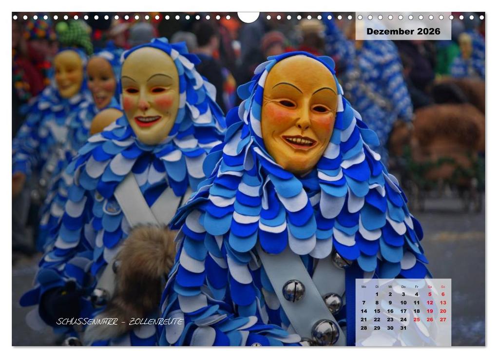 Weitere Ansicht: Schwäbisch alemannische Fasnet (Wandkalender 2026 DIN A3 quer), CALVENDO Monatskalender | Horst Hoch, Calvendo