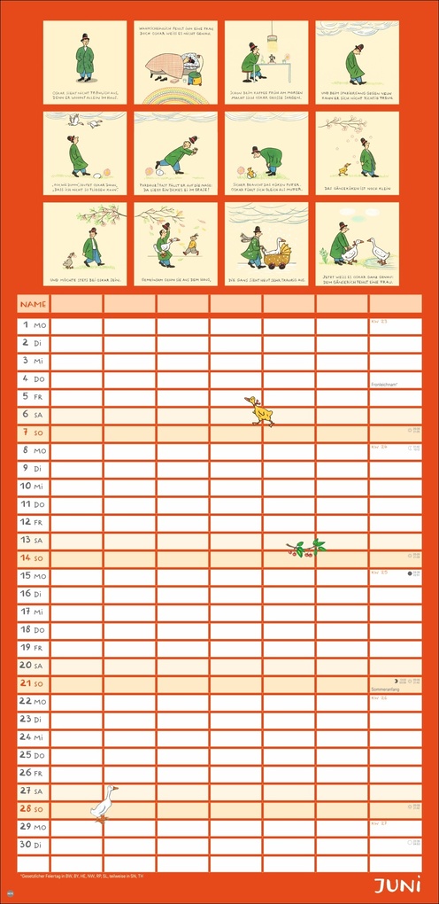 Weitere Ansicht: R.S. Berner Wimmlingen Mega-Familienplaner 2026
