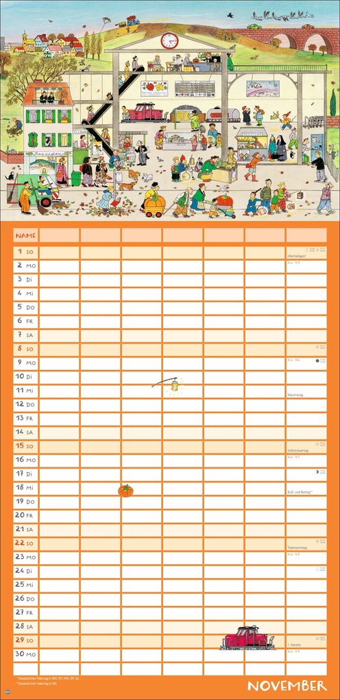 Weitere Ansicht: R.S. Berner Wimmlingen Mega-Familienplaner 2026