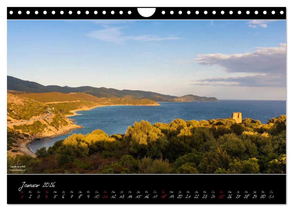 Weitere Ansicht: Sardinien Panoramakalender / CH-Version (Wandkalender 2026 DIN A4 quer), CALVENDO Monatskalender | Marcel Wenk, Calvendo