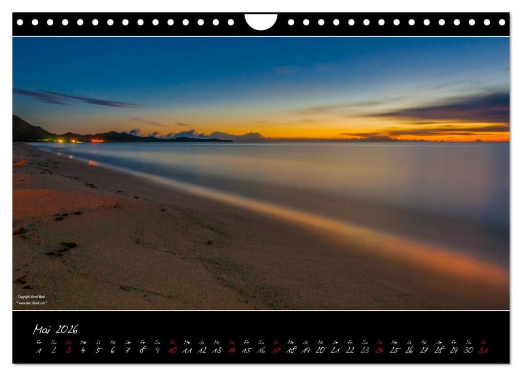 Weitere Ansicht: Sardinien Panoramakalender / CH-Version (Wandkalender 2026 DIN A4 quer), CALVENDO Monatskalender | Marcel Wenk, Calvendo