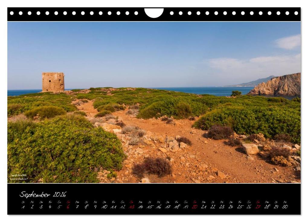 Weitere Ansicht: Sardinien Panoramakalender / CH-Version (Wandkalender 2026 DIN A4 quer), CALVENDO Monatskalender | Marcel Wenk, Calvendo