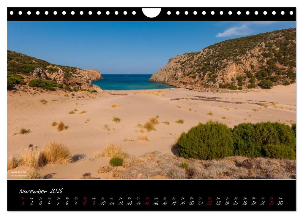 Weitere Ansicht: Sardinien Panoramakalender / CH-Version (Wandkalender 2026 DIN A4 quer), CALVENDO Monatskalender | Marcel Wenk, Calvendo