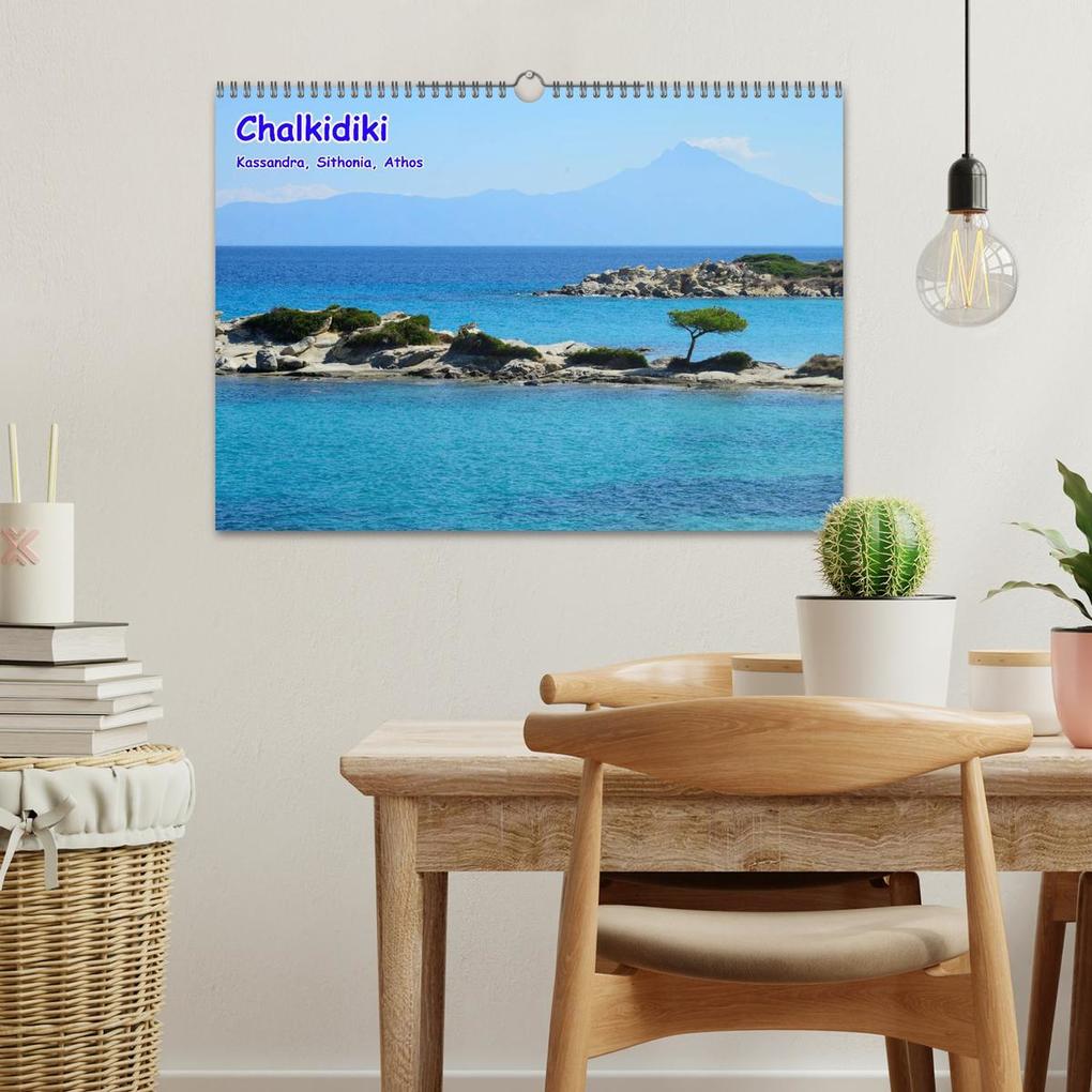 Weitere Ansicht: Chalkidiki: Kassandra, Sithonia, Athos (Wandkalender 2026 DIN A3 quer), CALVENDO Monatskalender | Helmut Westerdorf, Calvendo