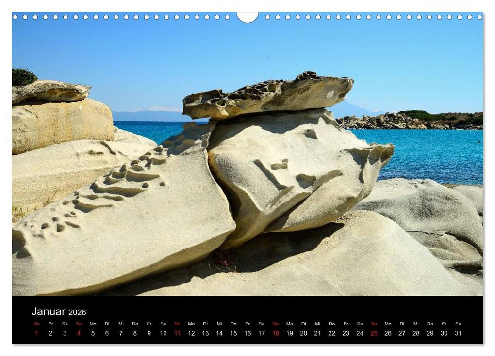 Weitere Ansicht: Chalkidiki: Kassandra, Sithonia, Athos (Wandkalender 2026 DIN A3 quer), CALVENDO Monatskalender | Helmut Westerdorf, Calvendo