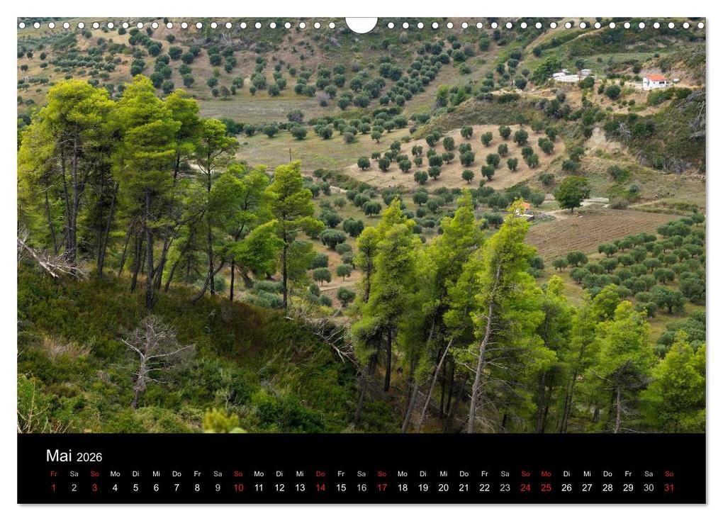 Weitere Ansicht: Chalkidiki: Kassandra, Sithonia, Athos (Wandkalender 2026 DIN A3 quer), CALVENDO Monatskalender | Helmut Westerdorf, Calvendo