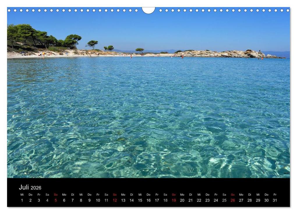 Weitere Ansicht: Chalkidiki: Kassandra, Sithonia, Athos (Wandkalender 2026 DIN A3 quer), CALVENDO Monatskalender | Helmut Westerdorf, Calvendo