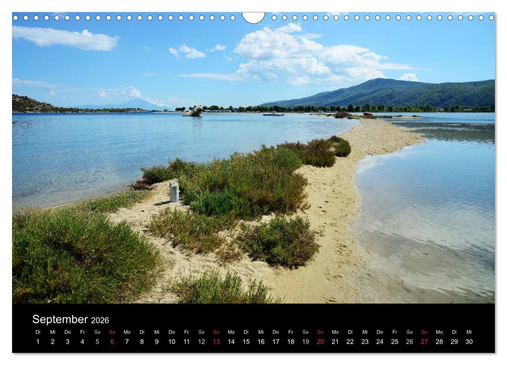 Weitere Ansicht: Chalkidiki: Kassandra, Sithonia, Athos (Wandkalender 2026 DIN A3 quer), CALVENDO Monatskalender | Helmut Westerdorf, Calvendo