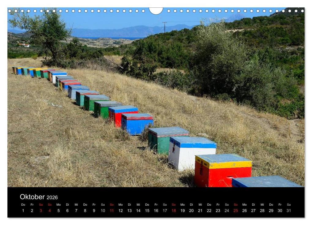 Weitere Ansicht: Chalkidiki: Kassandra, Sithonia, Athos (Wandkalender 2026 DIN A3 quer), CALVENDO Monatskalender | Helmut Westerdorf, Calvendo