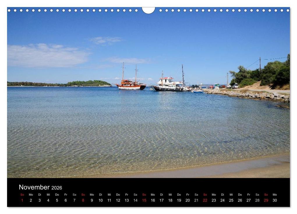 Weitere Ansicht: Chalkidiki: Kassandra, Sithonia, Athos (Wandkalender 2026 DIN A3 quer), CALVENDO Monatskalender | Helmut Westerdorf, Calvendo