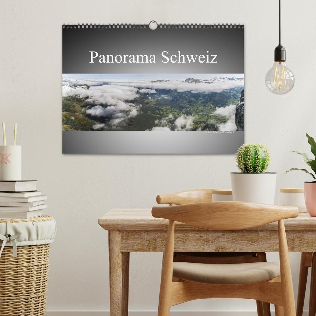 Weitere Ansicht: Panorama Schweiz (Wandkalender 2026 DIN A3 quer), CALVENDO Monatskalender | Marion Seibt, Calvendo