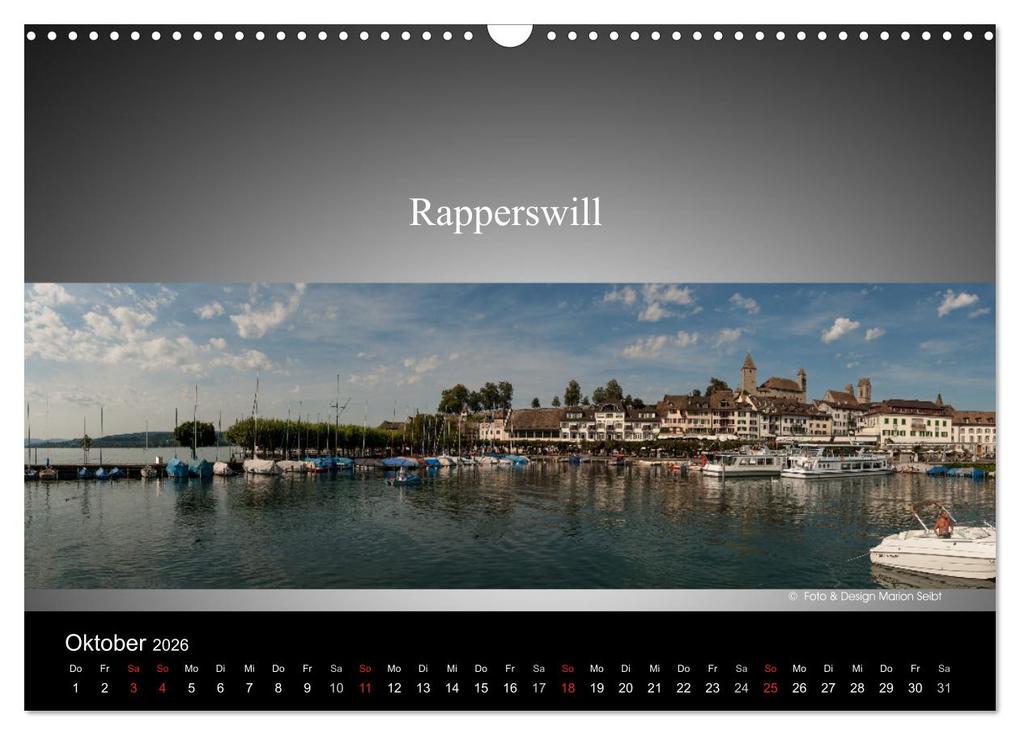 Weitere Ansicht: Panorama Schweiz (Wandkalender 2026 DIN A3 quer), CALVENDO Monatskalender | Marion Seibt, Calvendo