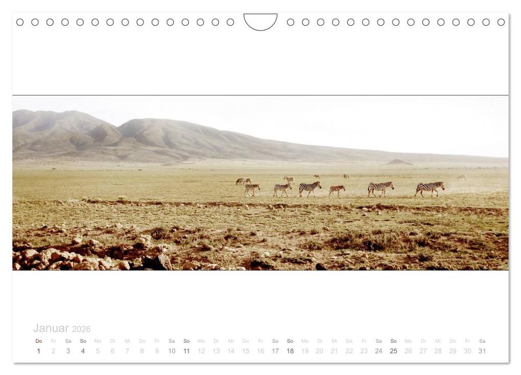 Weitere Ansicht: Serengeti Panorama (Wandkalender 2026 DIN A4 quer), CALVENDO Monatskalender | studio visuell photography, Calvendo