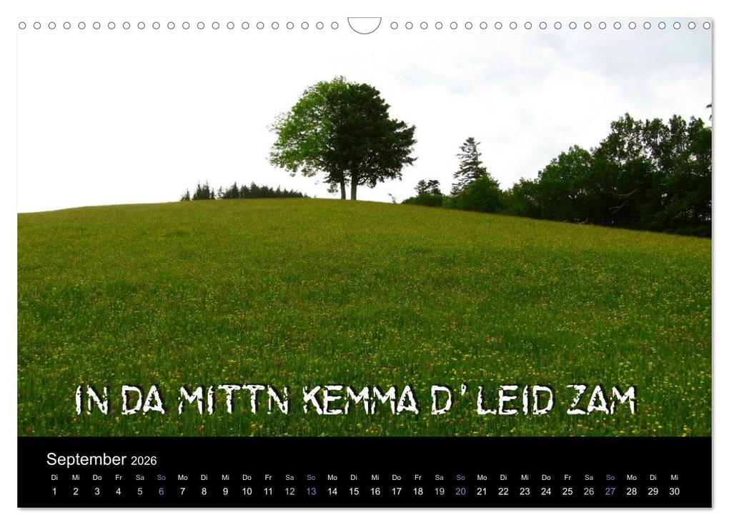 Weitere Ansicht: Baierische Lebensweisheiten (Wandkalender 2026 DIN A3 quer), CALVENDO Monatskalender | ~bwd~ ~bwd~, Calvendo, ~bwd~