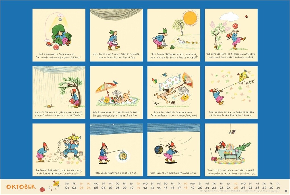 Weitere Ansicht: R.S. Berner Wimmel-Kalender 2026 | Rotraut Susanne Berner