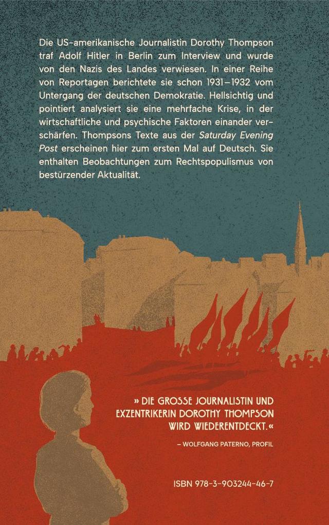 Weitere Ansicht: Das Ende der Demokratie | Dorothy Thompson