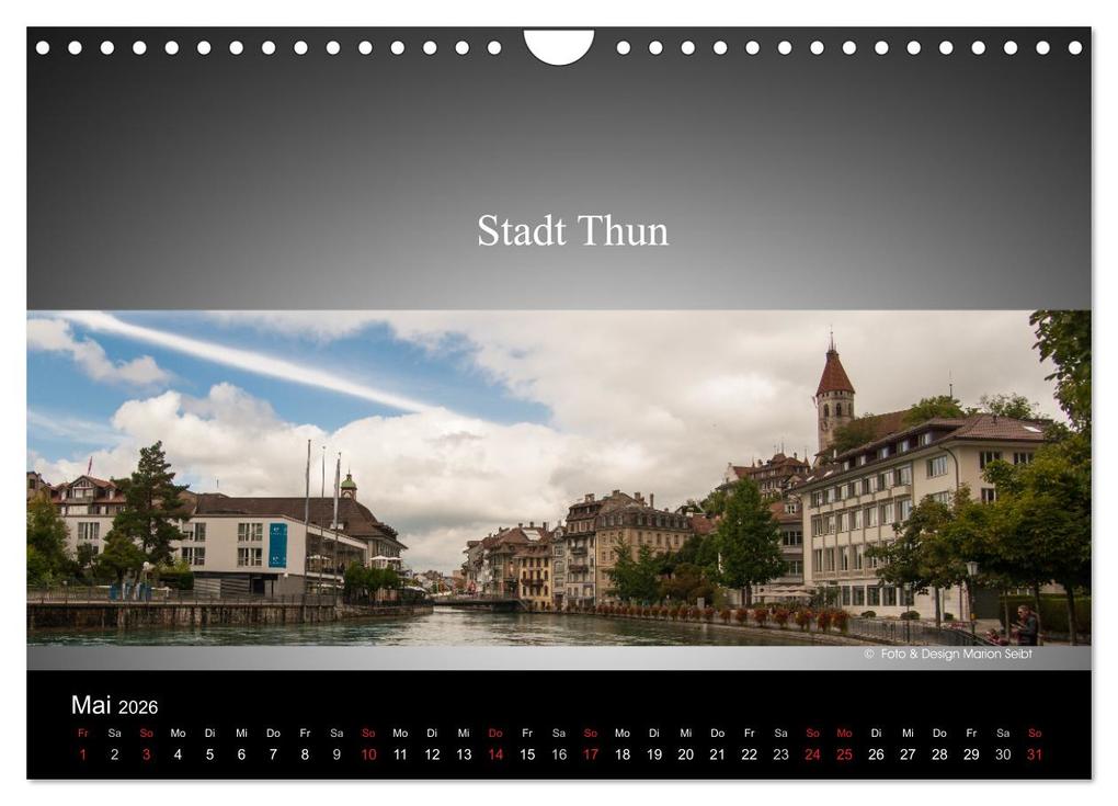 Weitere Ansicht: Panorama Schweiz (Wandkalender 2026 DIN A4 quer), CALVENDO Monatskalender | Marion Seibt, Calvendo