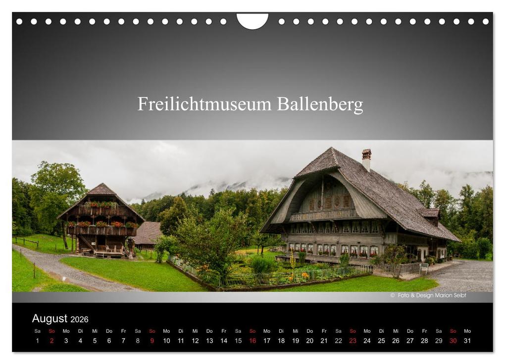 Weitere Ansicht: Panorama Schweiz (Wandkalender 2026 DIN A4 quer), CALVENDO Monatskalender | Marion Seibt, Calvendo