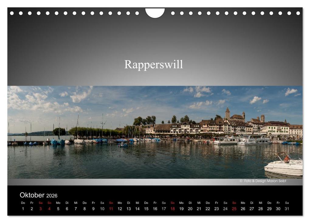 Weitere Ansicht: Panorama Schweiz (Wandkalender 2026 DIN A4 quer), CALVENDO Monatskalender | Marion Seibt, Calvendo