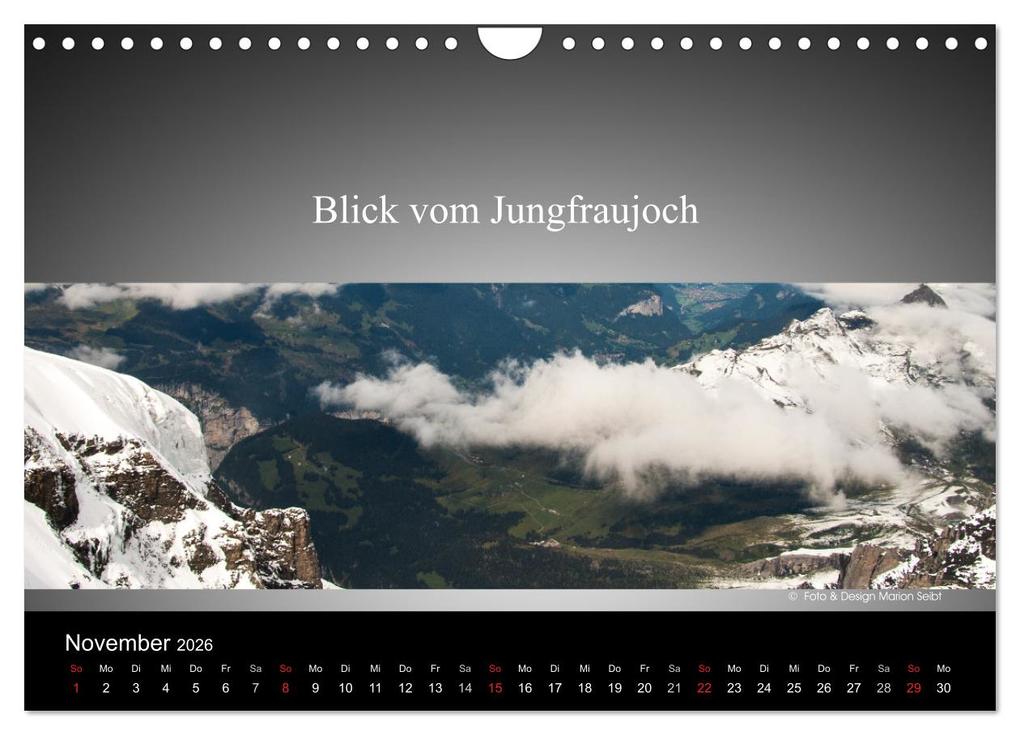 Weitere Ansicht: Panorama Schweiz (Wandkalender 2026 DIN A4 quer), CALVENDO Monatskalender | Marion Seibt, Calvendo