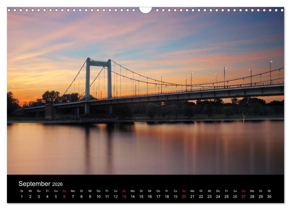 Weitere Ansicht: köln dunkelbunt II - Die Stadt leuchtet! (Wandkalender 2026 DIN A3 quer), CALVENDO Monatskalender | Peter Brüggen // www. koelndunkelbunt.de, Calvendo