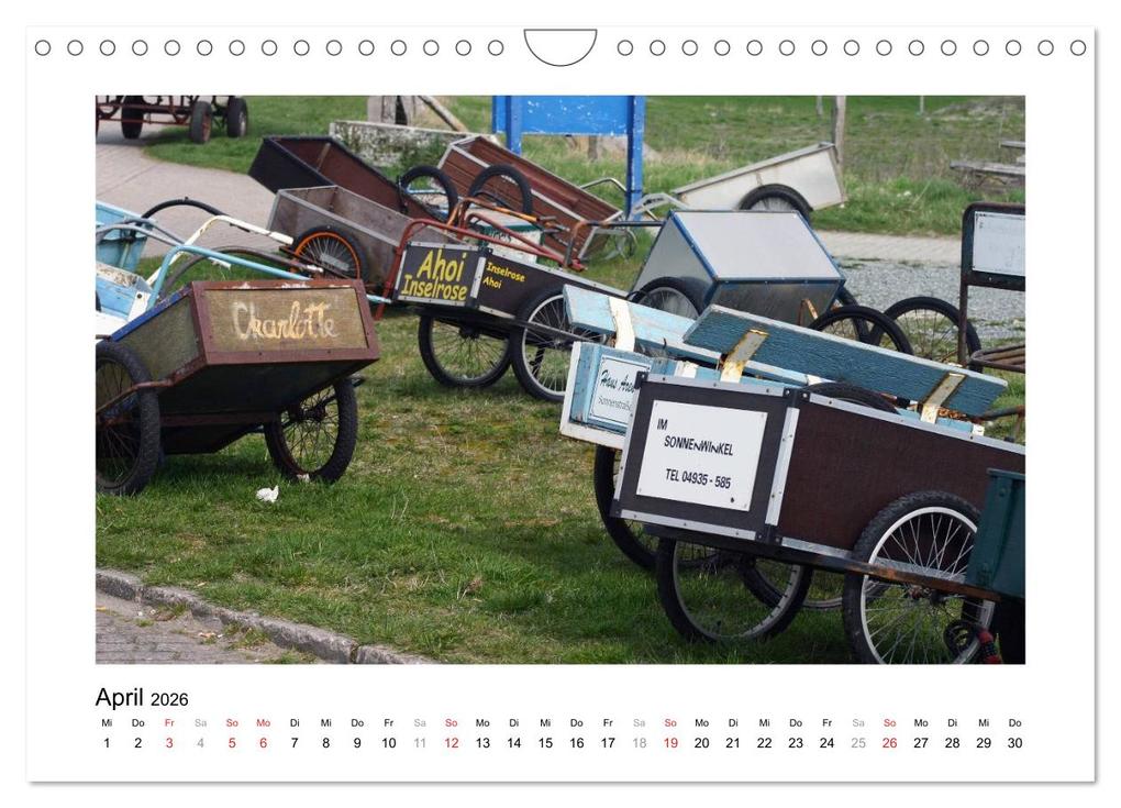 Weitere Ansicht: JUIST - Ansichten einer Insel (Wandkalender 2026 DIN A4 quer), CALVENDO Monatskalender | Marco Kegel, Calvendo