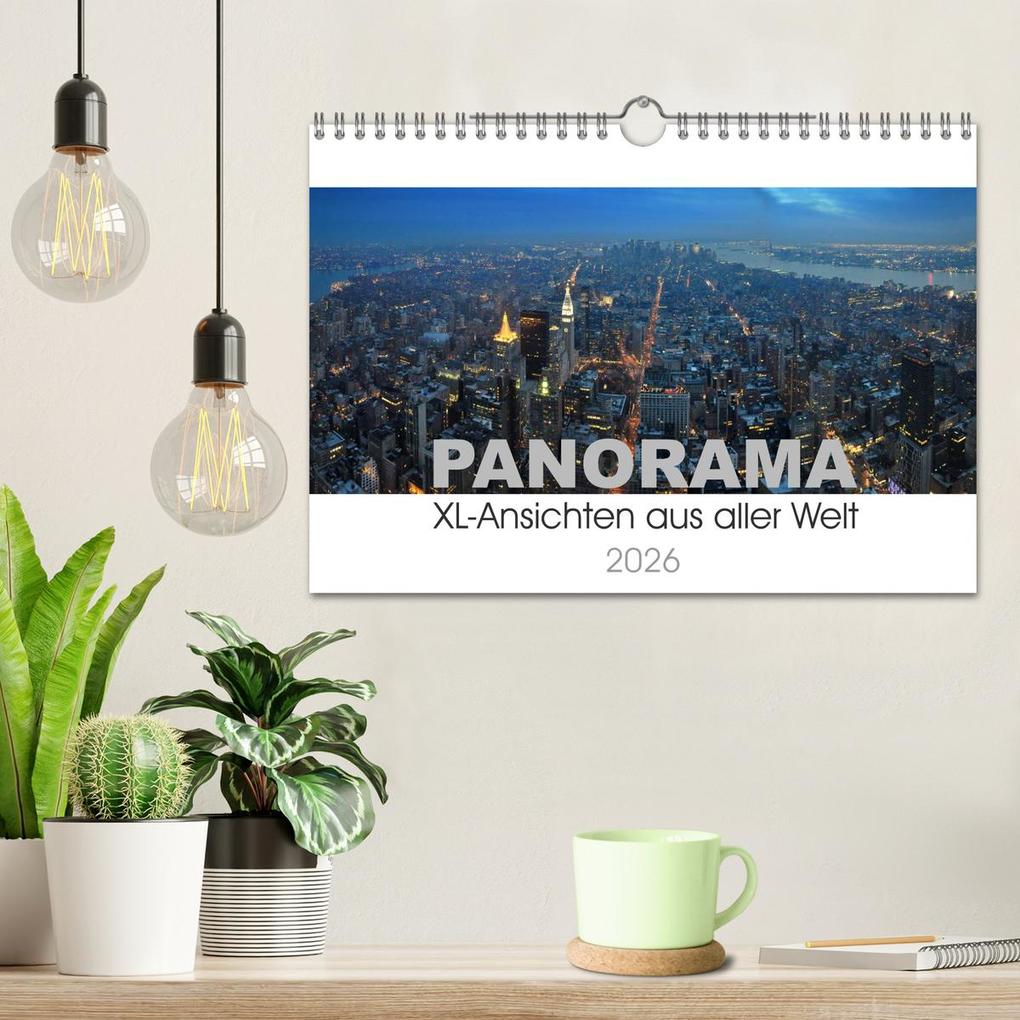 Weitere Ansicht: Panorama. XL-Ansichten aus aller Welt (Wandkalender 2026 DIN A4 quer), CALVENDO Monatskalender | Uwe Bade, Calvendo