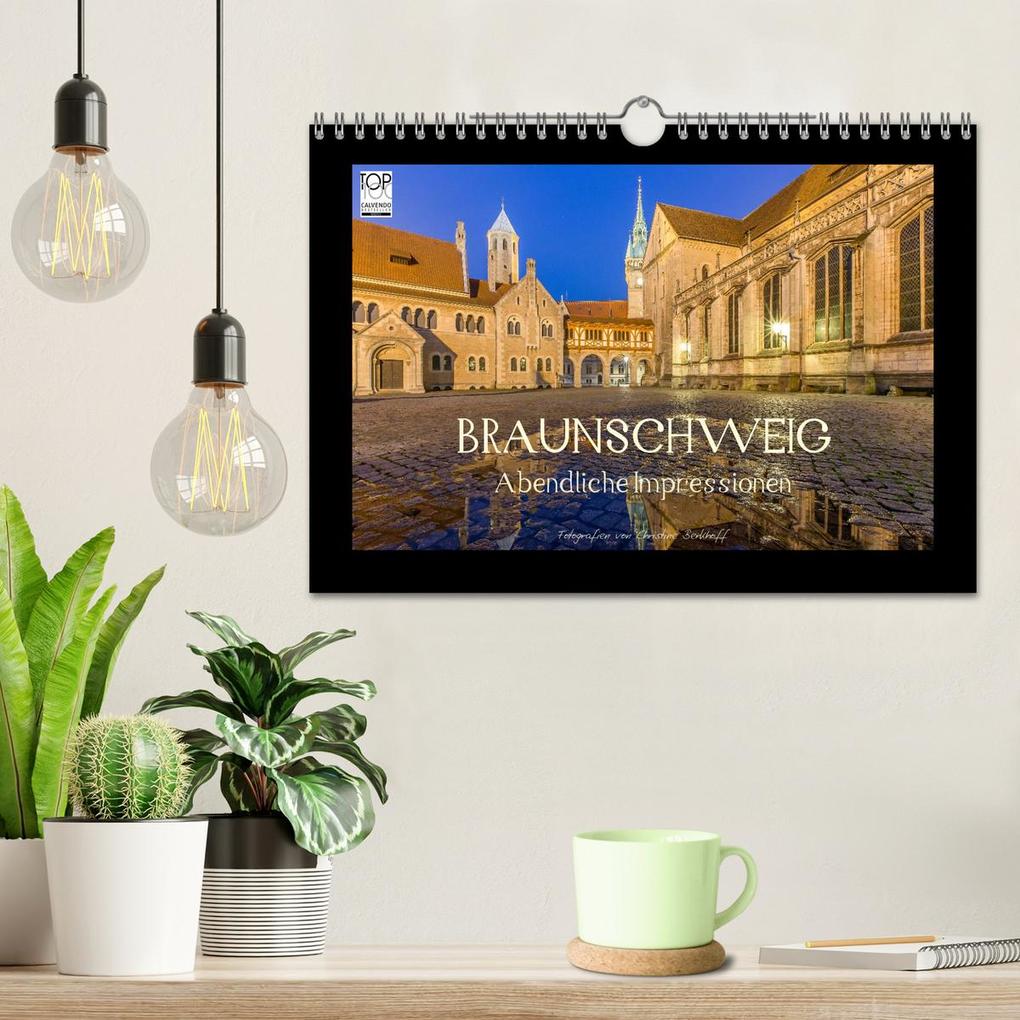 Weitere Ansicht: BRAUNSCHWEIG - Abendliche Impressionen (Wandkalender 2026 DIN A4 quer), CALVENDO Monatskalender | Christine Berkhoff, Calvendo