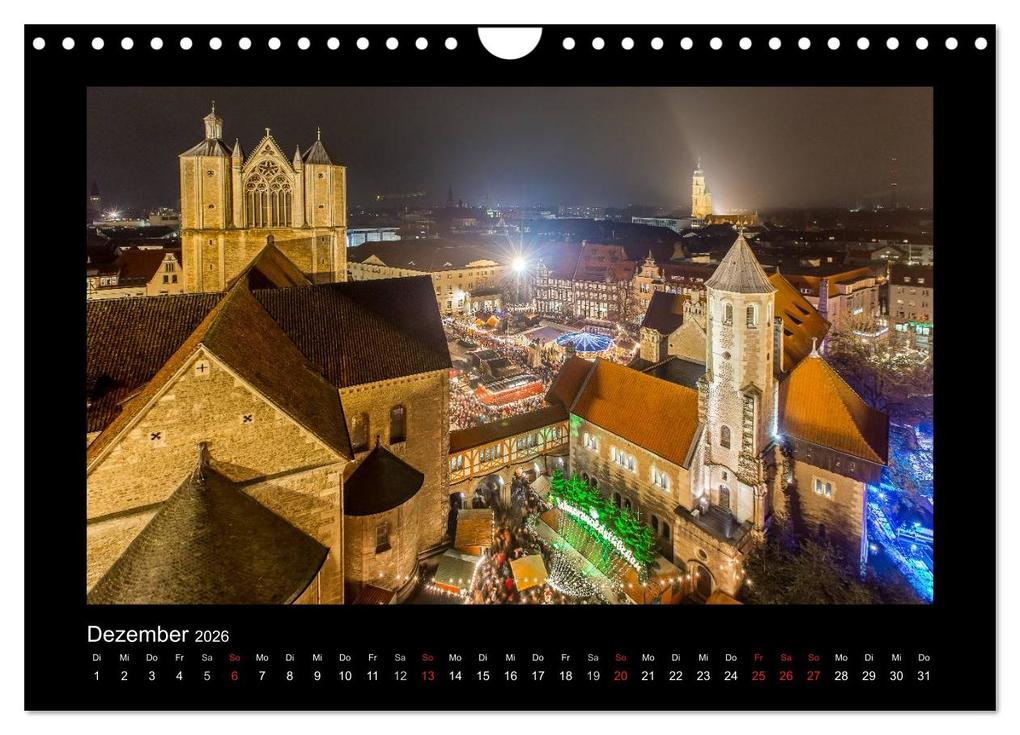 Weitere Ansicht: BRAUNSCHWEIG - Abendliche Impressionen (Wandkalender 2026 DIN A4 quer), CALVENDO Monatskalender | Christine Berkhoff, Calvendo