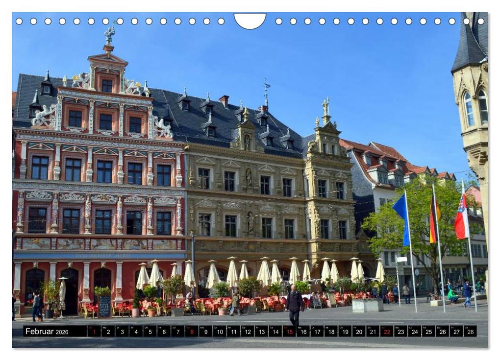 Weitere Ansicht: Willkommen in ERFURT (Wandkalender 2026 DIN A4 quer), CALVENDO Monatskalender | Bild- & Kalenderverlag Monika Müller, Calvendo