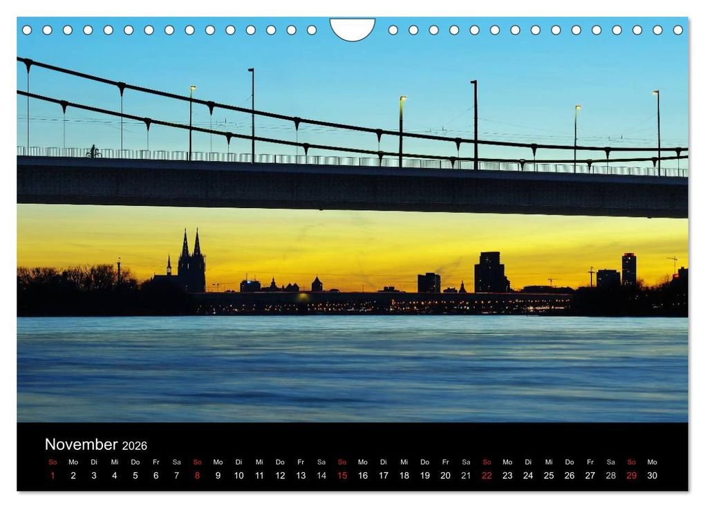 Weitere Ansicht: köln dunkelbunt II - Die Stadt leuchtet! (Wandkalender 2026 DIN A4 quer), CALVENDO Monatskalender | Peter Brüggen // www. koelndunkelbunt.de, Calvendo