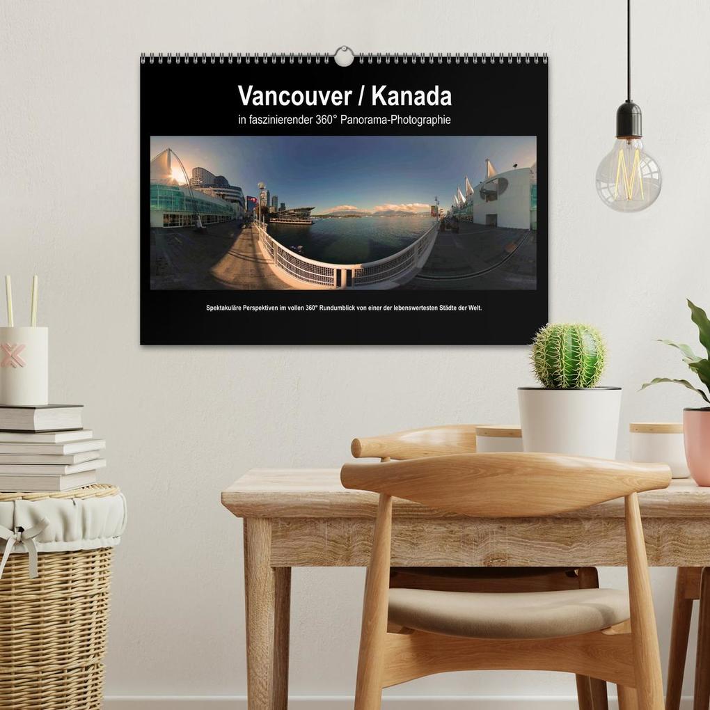 Weitere Ansicht: Vancouver / Kanada in faszinierender 360° Panorama-Photographie (Wandkalender 2026 DIN A3 quer), CALVENDO Monatskalender | Copyright by AmosArtwork, Armin Portele, Calvendo