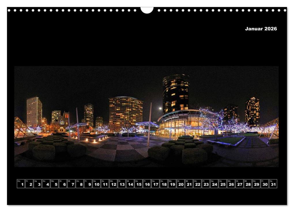 Weitere Ansicht: Vancouver / Kanada in faszinierender 360° Panorama-Photographie (Wandkalender 2026 DIN A3 quer), CALVENDO Monatskalender | Copyright by AmosArtwork, Armin Portele, Calvendo