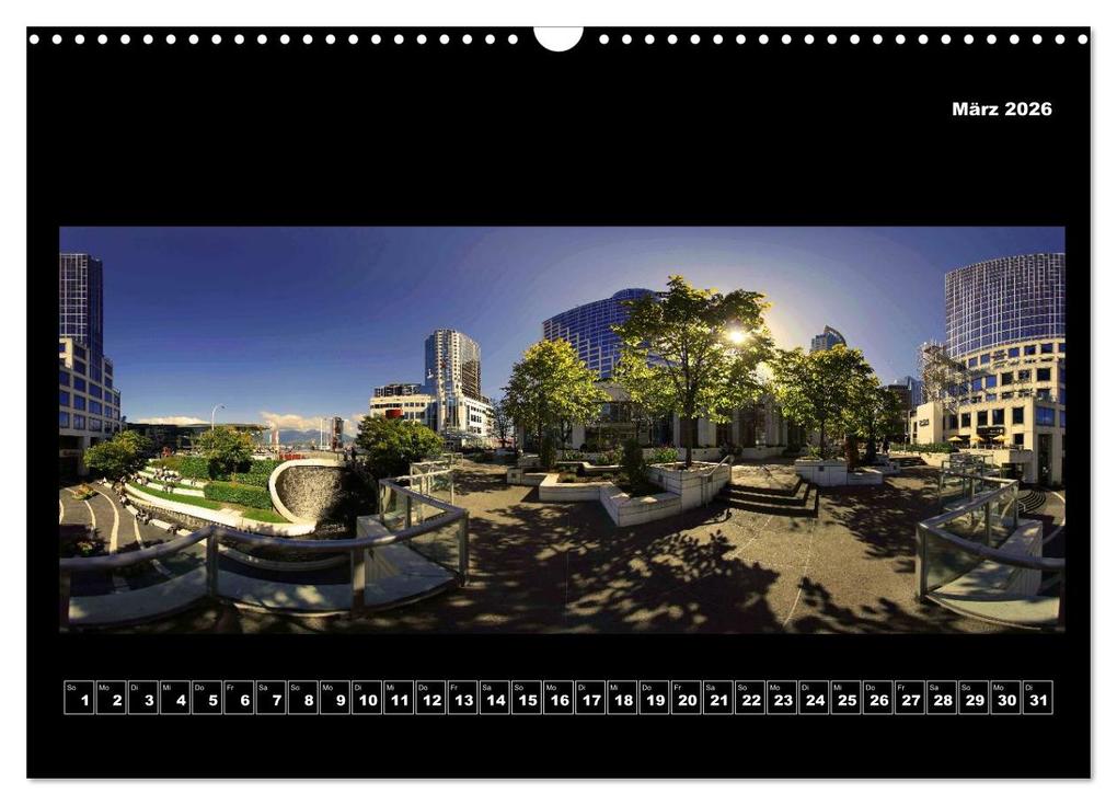 Weitere Ansicht: Vancouver / Kanada in faszinierender 360° Panorama-Photographie (Wandkalender 2026 DIN A3 quer), CALVENDO Monatskalender | Copyright by AmosArtwork, Armin Portele, Calvendo