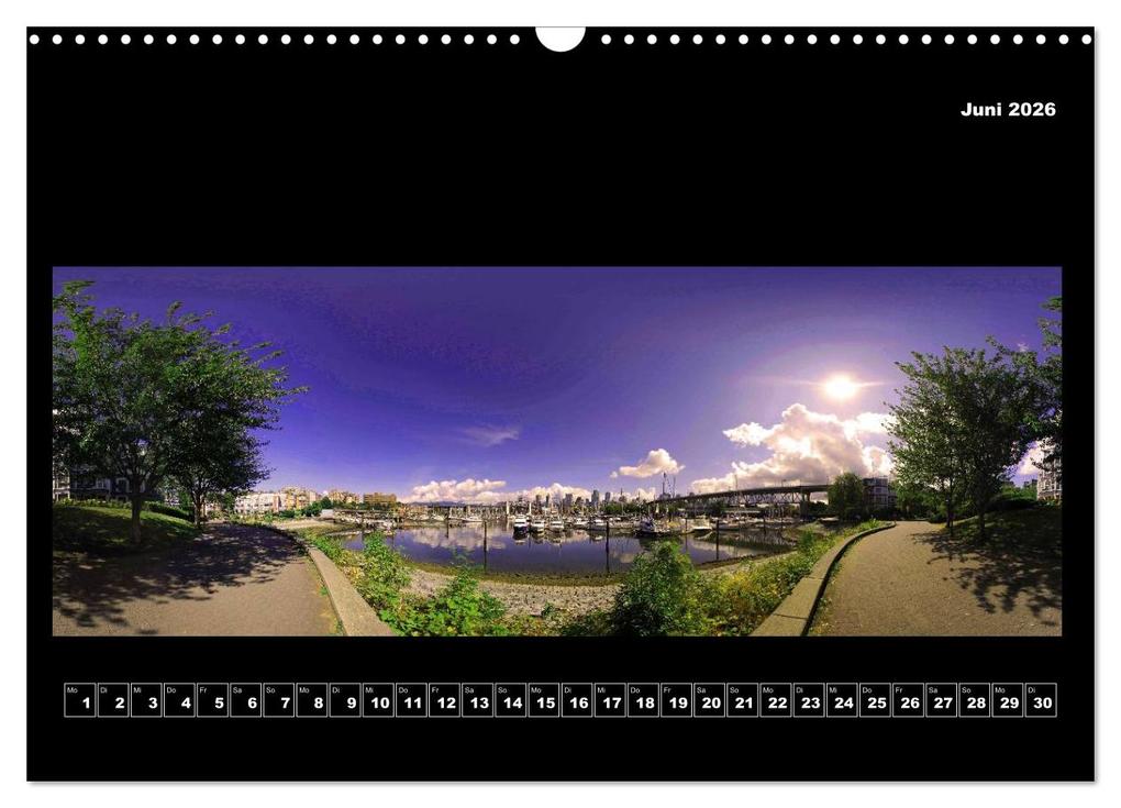 Weitere Ansicht: Vancouver / Kanada in faszinierender 360° Panorama-Photographie (Wandkalender 2026 DIN A3 quer), CALVENDO Monatskalender | Copyright by AmosArtwork, Armin Portele, Calvendo