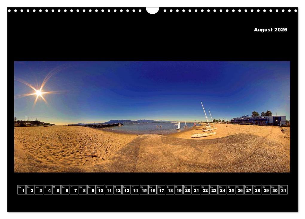 Weitere Ansicht: Vancouver / Kanada in faszinierender 360° Panorama-Photographie (Wandkalender 2026 DIN A3 quer), CALVENDO Monatskalender | Copyright by AmosArtwork, Armin Portele, Calvendo
