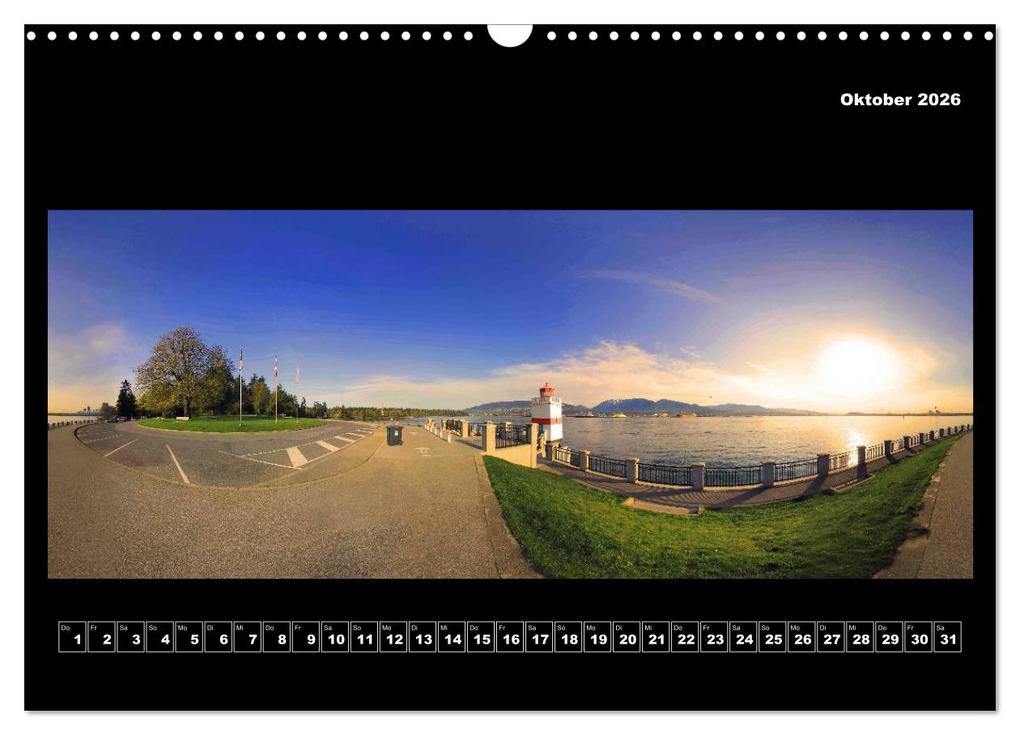 Weitere Ansicht: Vancouver / Kanada in faszinierender 360° Panorama-Photographie (Wandkalender 2026 DIN A3 quer), CALVENDO Monatskalender | Copyright by AmosArtwork, Armin Portele, Calvendo