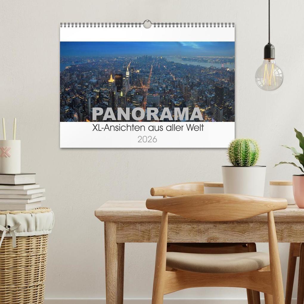 Weitere Ansicht: Panorama. XL-Ansichten aus aller Welt (Wandkalender 2026 DIN A3 quer), CALVENDO Monatskalender | Uwe Bade, Calvendo