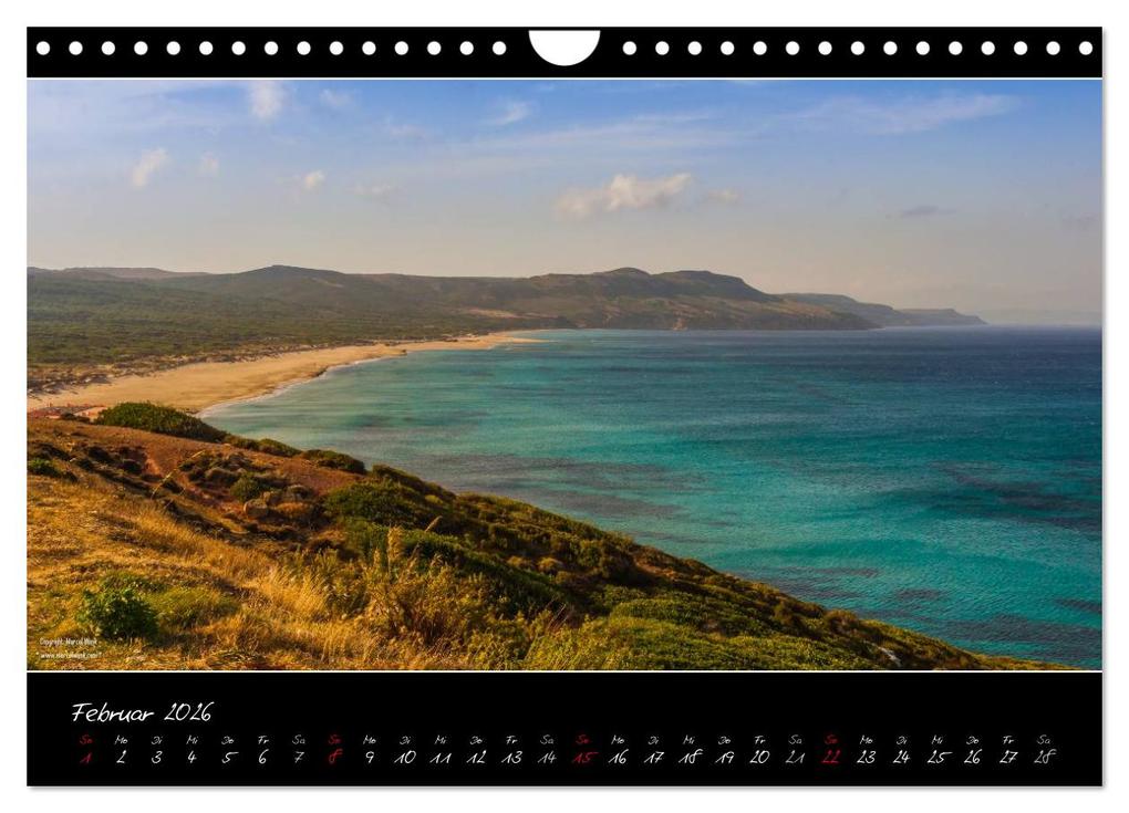 Weitere Ansicht: Sardinien Panoramakalender (Wandkalender 2026 DIN A4 quer), CALVENDO Monatskalender | Marcel Wenk, Calvendo