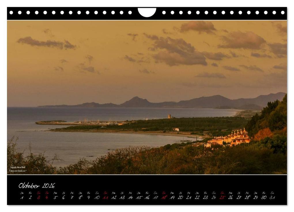 Weitere Ansicht: Sardinien Panoramakalender (Wandkalender 2026 DIN A4 quer), CALVENDO Monatskalender | Marcel Wenk, Calvendo