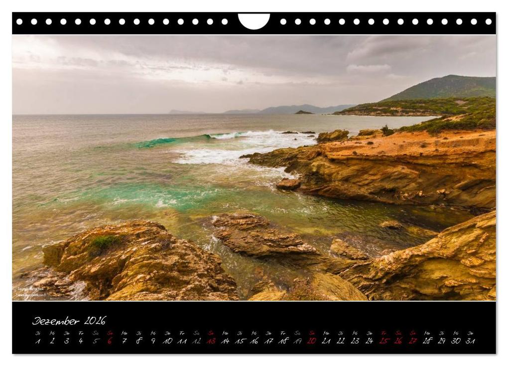 Weitere Ansicht: Sardinien Panoramakalender (Wandkalender 2026 DIN A4 quer), CALVENDO Monatskalender | Marcel Wenk, Calvendo