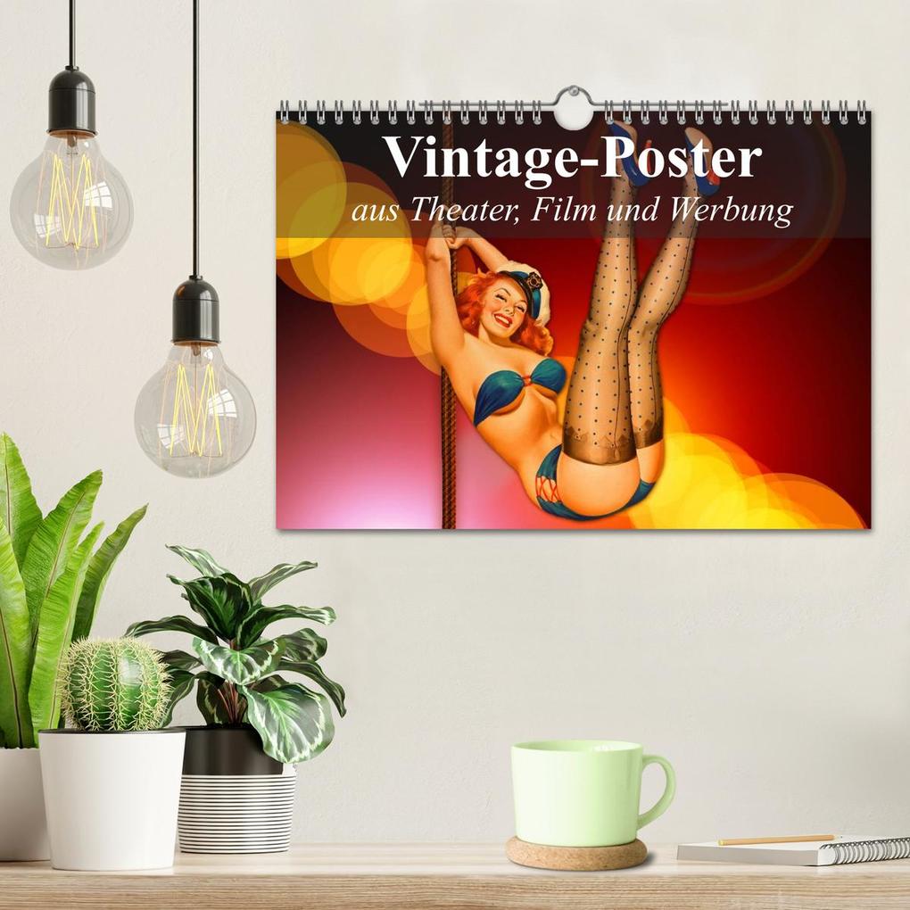 Weitere Ansicht: Vintage-Poster aus Theater, Film und Werbung (Wandkalender 2026 DIN A4 quer), CALVENDO Monatskalender | Elisabeth Stanzer, Calvendo