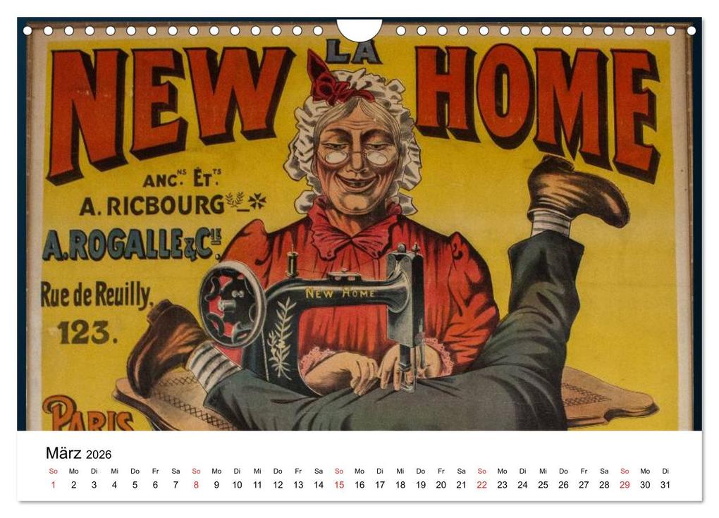 Weitere Ansicht: Vintage-Poster aus Theater, Film und Werbung (Wandkalender 2026 DIN A4 quer), CALVENDO Monatskalender | Elisabeth Stanzer, Calvendo