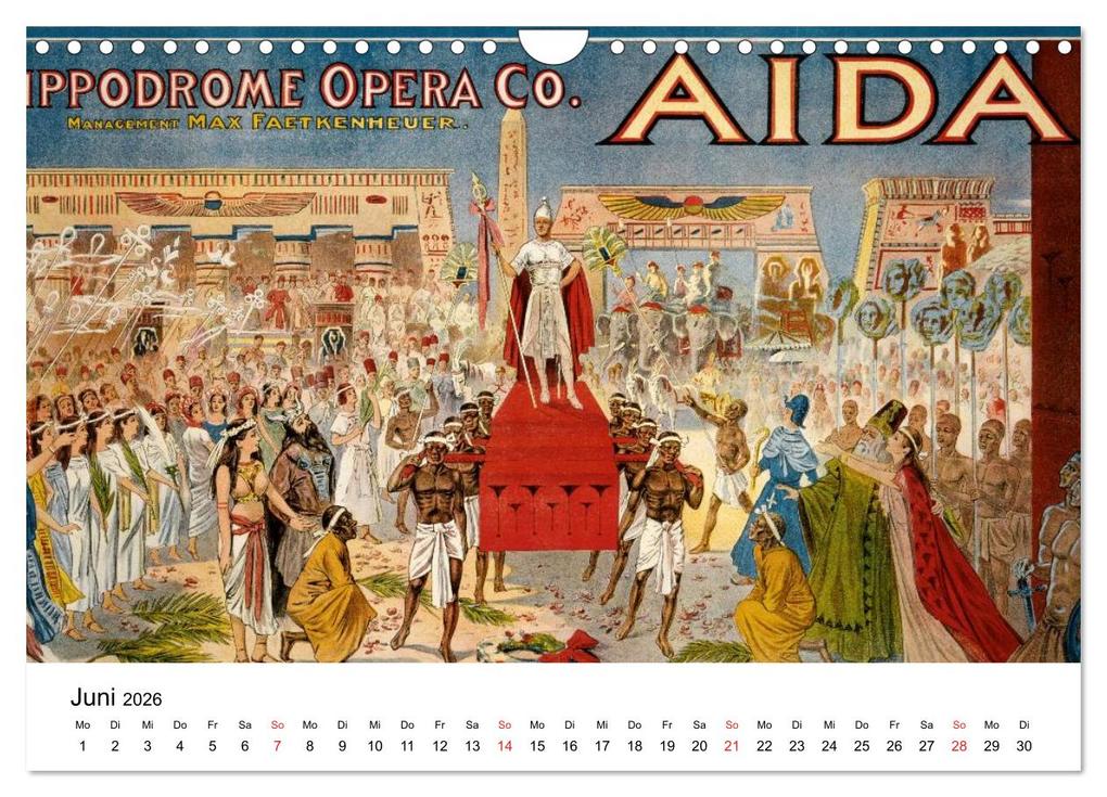 Weitere Ansicht: Vintage-Poster aus Theater, Film und Werbung (Wandkalender 2026 DIN A4 quer), CALVENDO Monatskalender | Elisabeth Stanzer, Calvendo