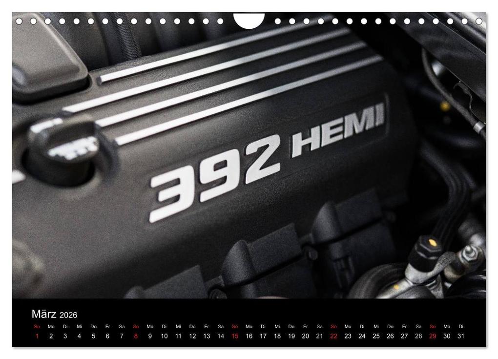 Weitere Ansicht: Dodge Challenger SRT8 (Wandkalender 2026 DIN A4 quer), CALVENDO Monatskalender | Andre Xander, Calvendo