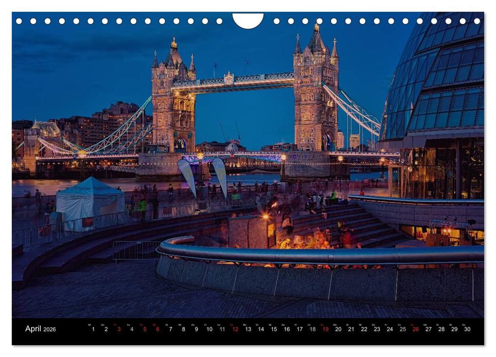 Weitere Ansicht: Weltmetropole London (Wandkalender 2026 DIN A4 quer), CALVENDO Monatskalender | Stefan Becker, Calvendo