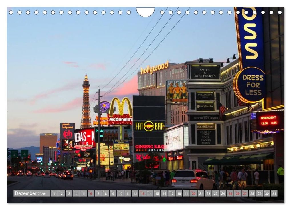 Weitere Ansicht: Las Vegas - Nevada (Wandkalender 2026 DIN A4 quer), CALVENDO Monatskalender | Katrin Lantzsch, Calvendo