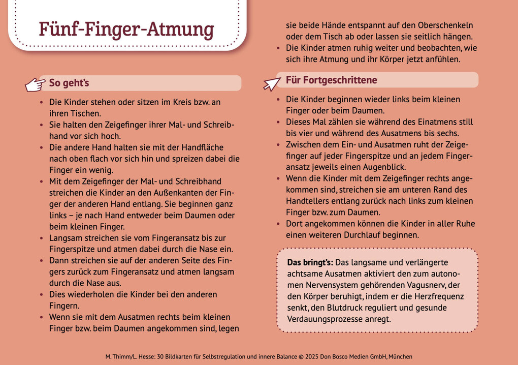 Weitere Ansicht: 30 Bildkarten für Selbstregulation und innere Balance | Mathias Thimm